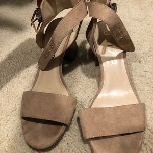 Tan heels - worn once